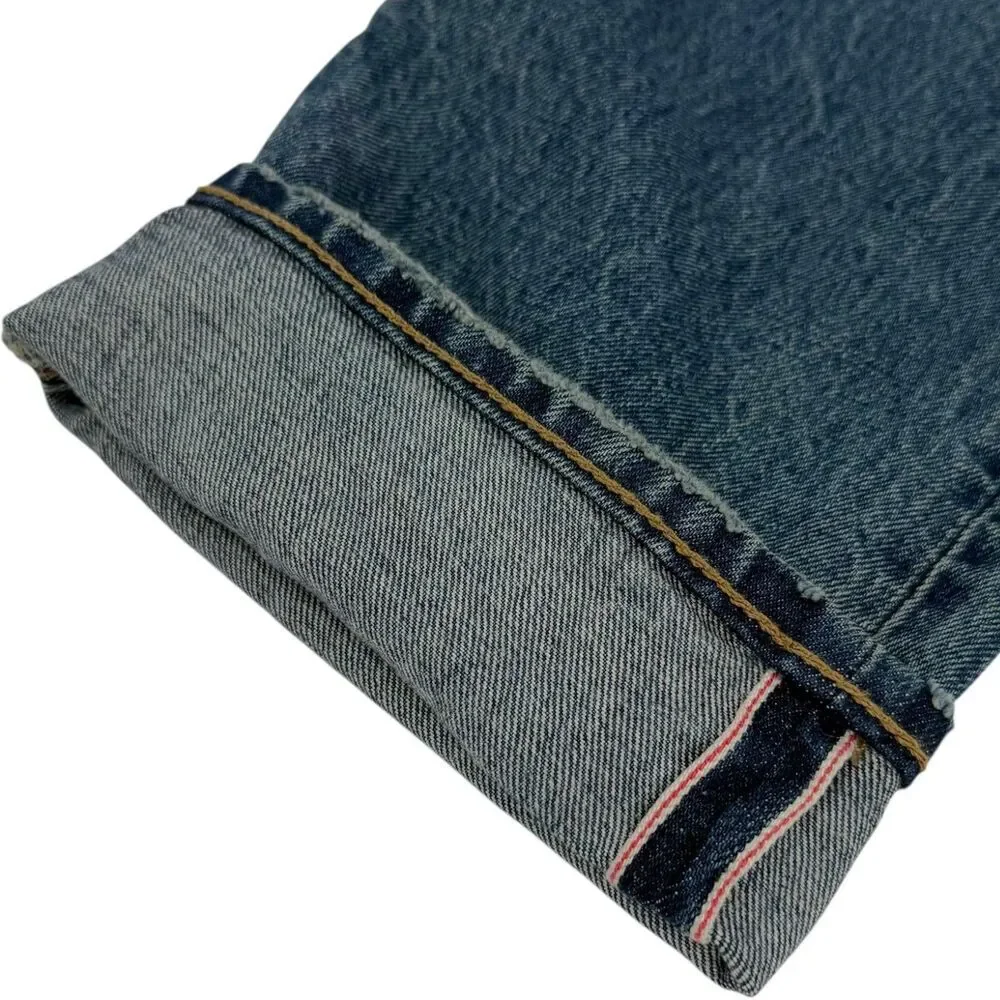 J. Crew Men's Selvedge 484 Slim Tapered Japanese Denim Jeans 33x32